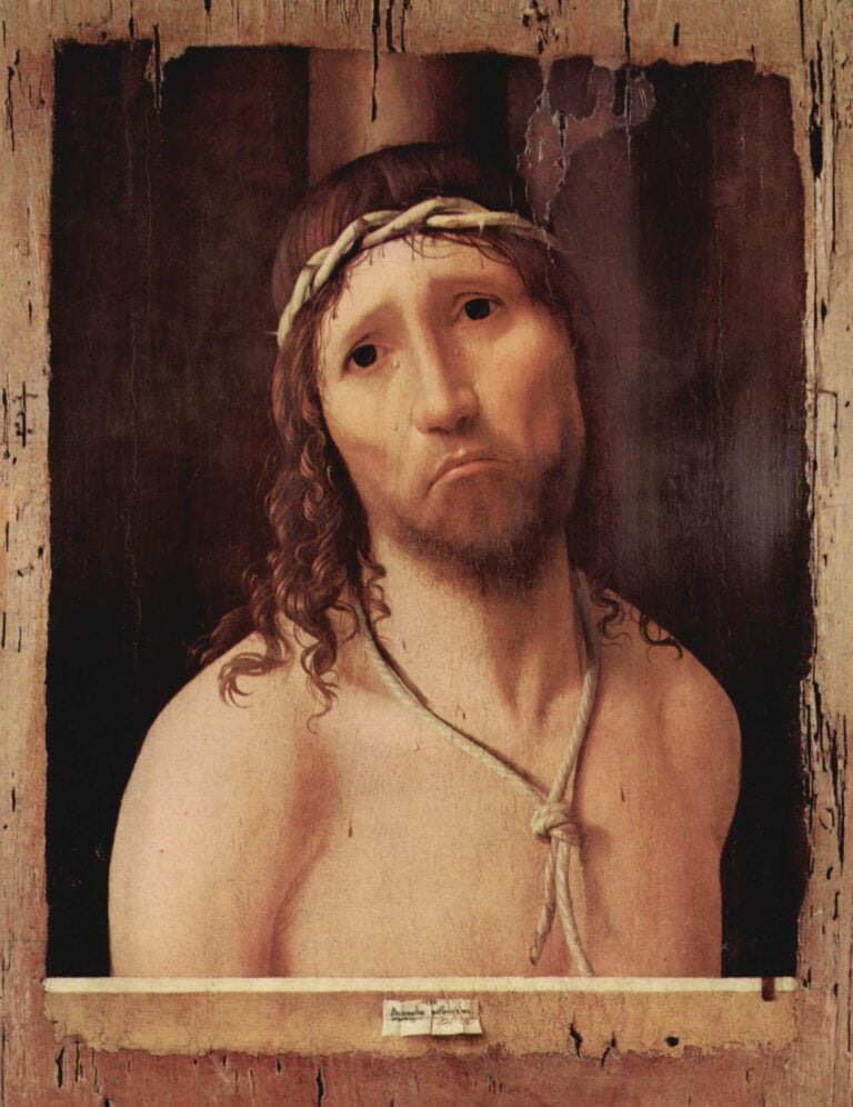 Antonello da Messina, Antonello da Messina, Ecce Homo, 1475, Collegio Alberoni, Piacenza