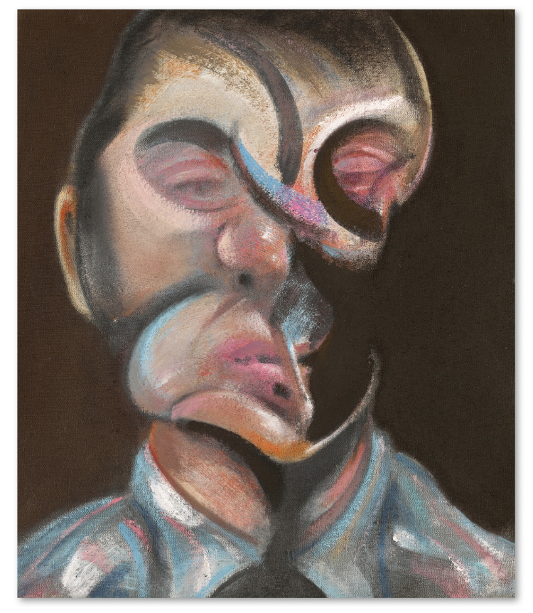 Francis Bacon, Self Portrait (1987). Courtesy of Sotheby's