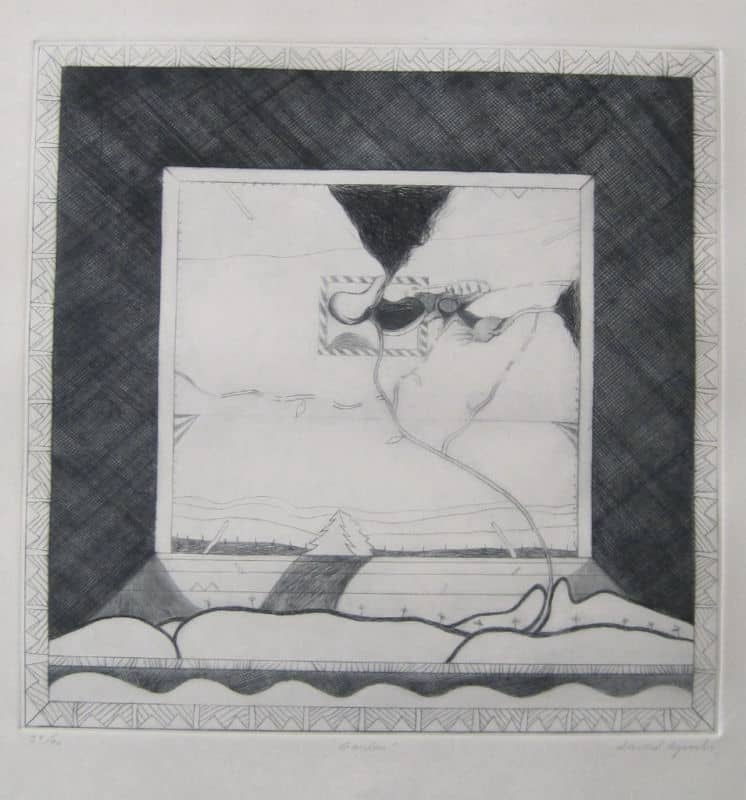 David Lynch, Garden, Collezione privata, 1969. Courtesy of the artist