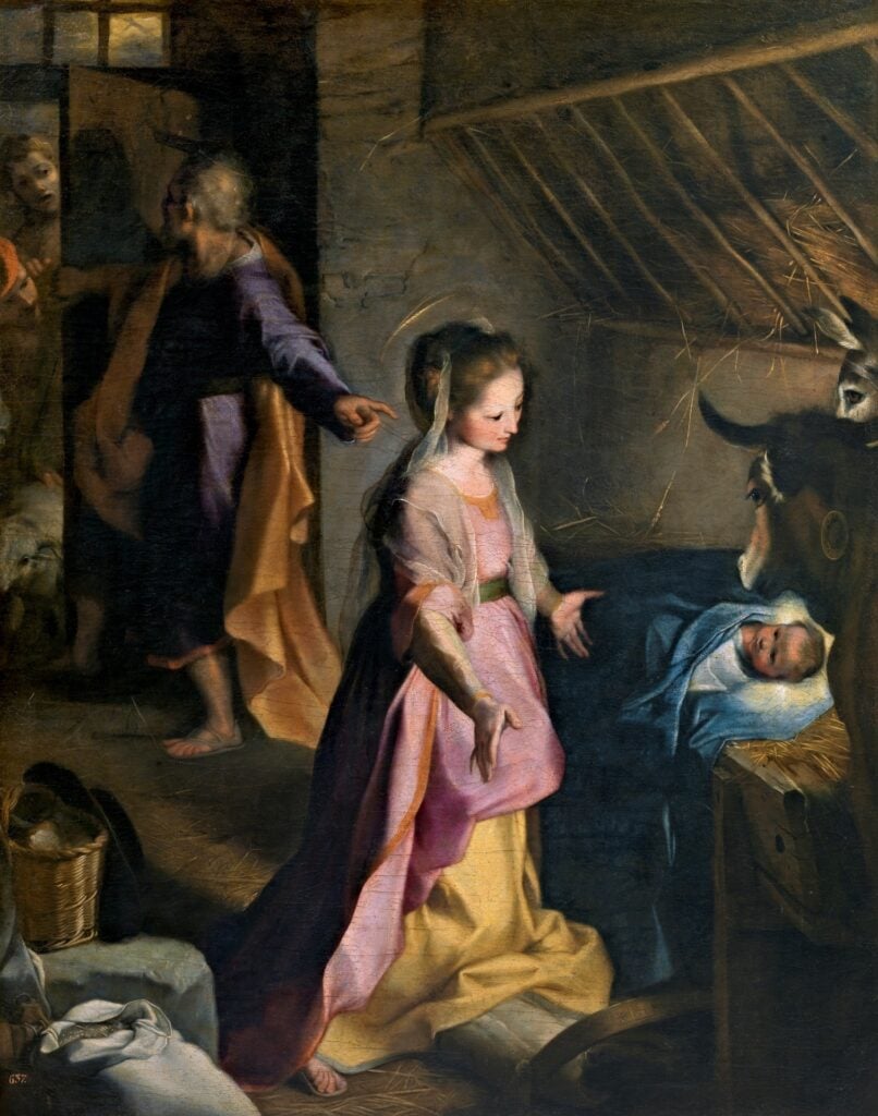 Federico Barocci, Nativit&agrave;, 1597, Museo del Prado, Madrid