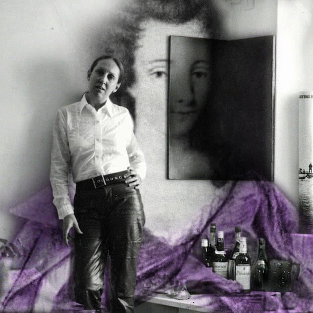 Foto di Carla Lonzi per gentile concessione di Fondazione Lelio e Lisli Basso Onlus – Fondo Carla Lonzi. Elaborazione grafica Diego Segatto