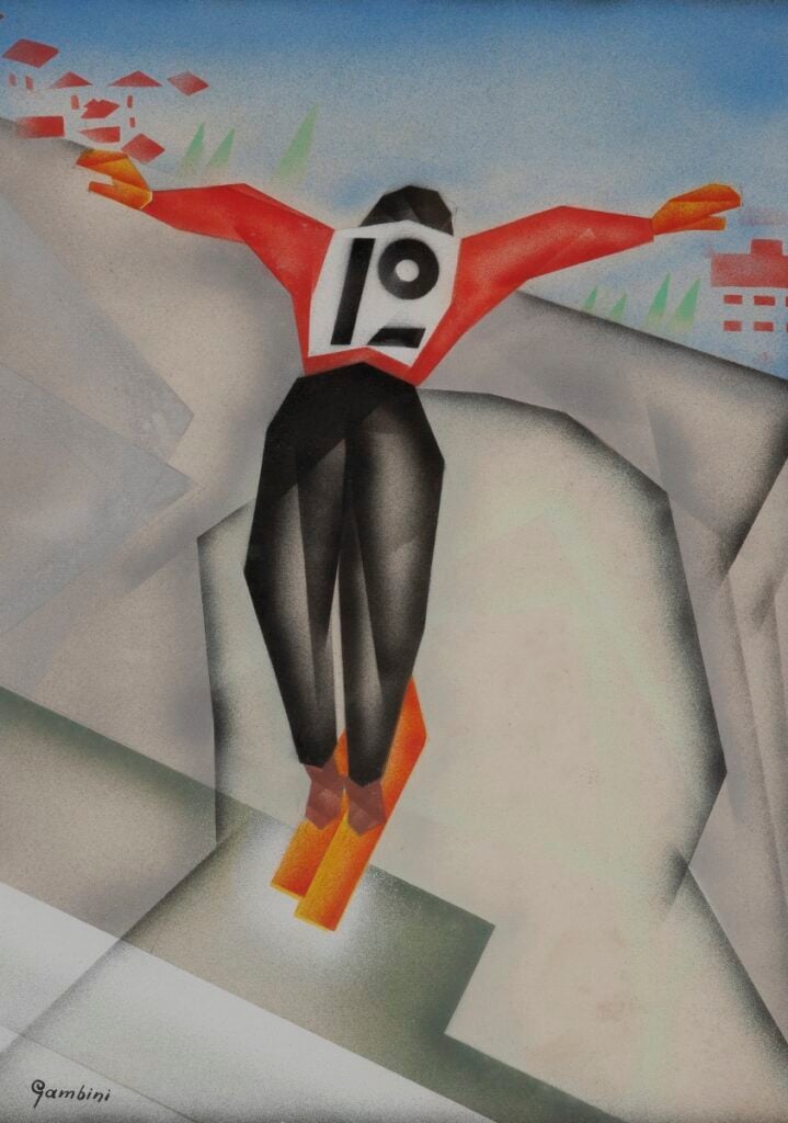 Sport invernali nell’arte