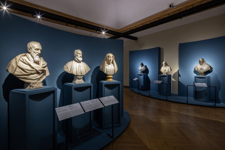 Bernini e i Barberini alle Gallerie Nazionali d'Arte Antica a Roma. Installato View Ph. Alberto Novelli