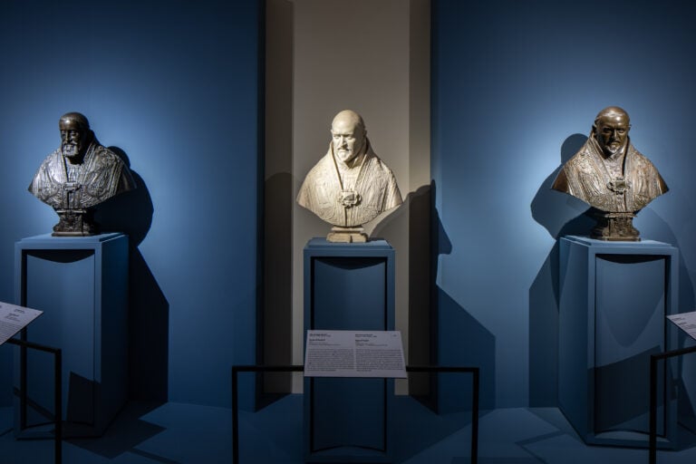 Bernini e i Barberini alle Gallerie Nazionali d'Arte Antica a Roma. Installato View Ph. Alberto Novelli