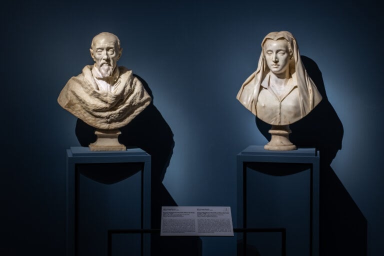 Bernini e i Barberini alle Gallerie Nazionali d'Arte Antica a Roma. Installato View Ph. Alberto Novelli