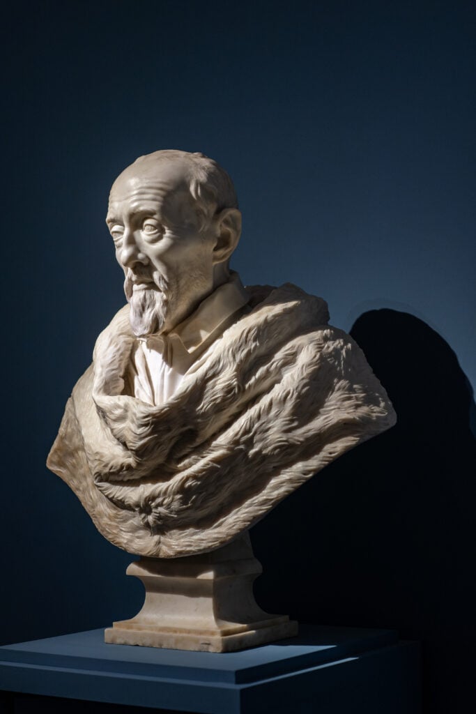 Bernini e i Barberini alle Gallerie Nazionali d'Arte Antica a Roma. Installato View Ph. Alberto Novelli