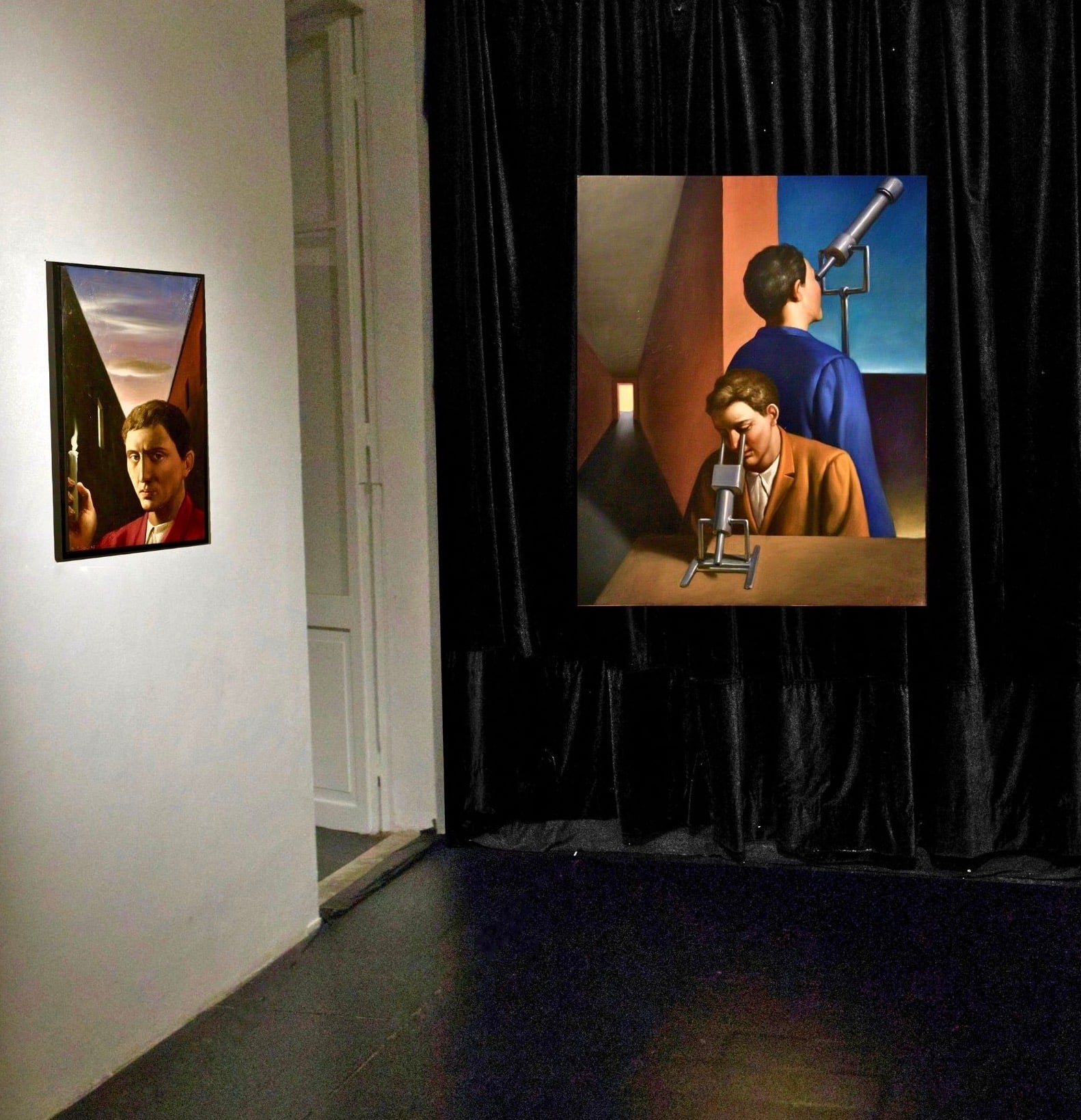 I quadri ci guardano? Installation view, Galleria L'Attico, Roma, 2026