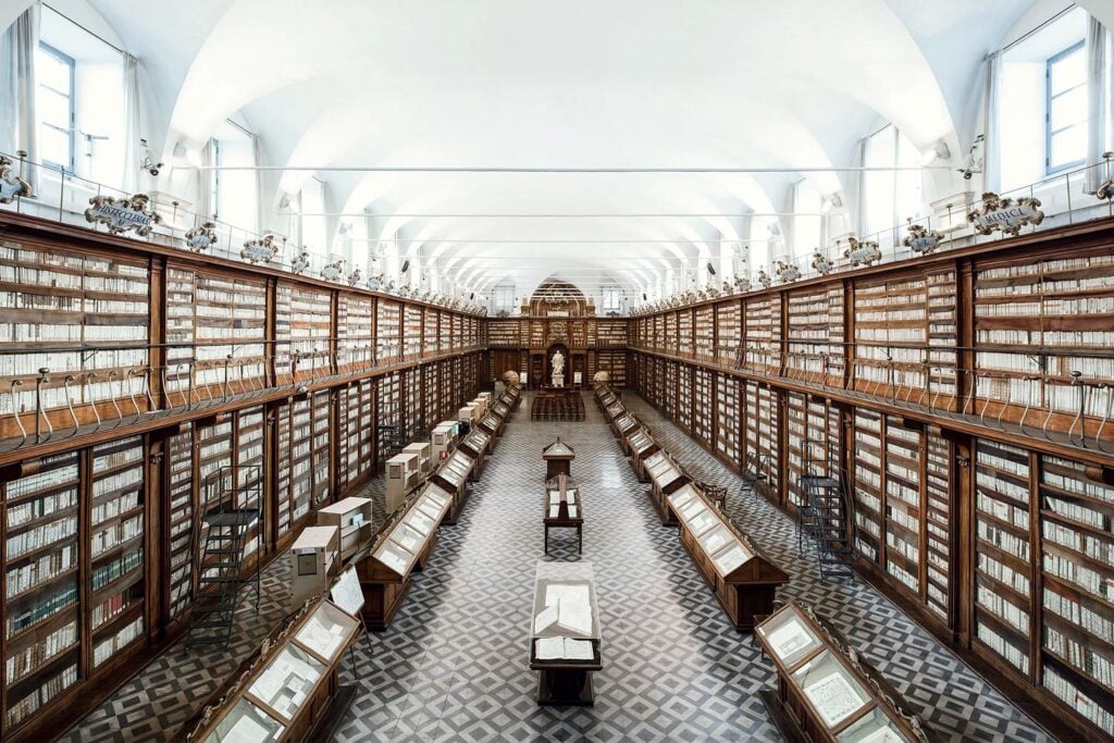 Il Salone Monumentale della Biblioteca Casanatense. Crediti Unexpected-Italy