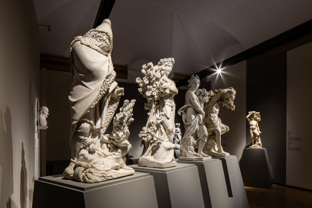 Veduta della mostra "Bernini e i Barberini", Gallerie Nazionali di Arte Antica - Palazzo Barberini, Roma. Ph: Alberto Novelli