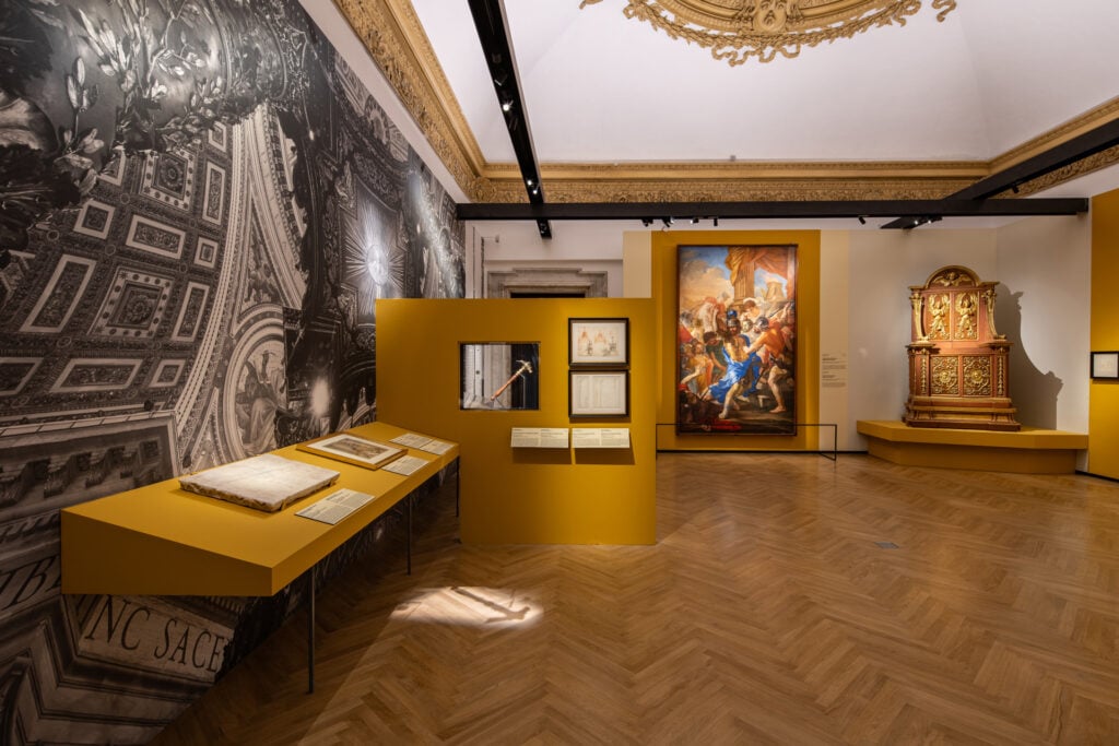 Veduta della mostra "Bernini e i Barberini", Gallerie Nazionali di Arte Antica - Palazzo Barberini, Roma. Ph: Alberto Novelli