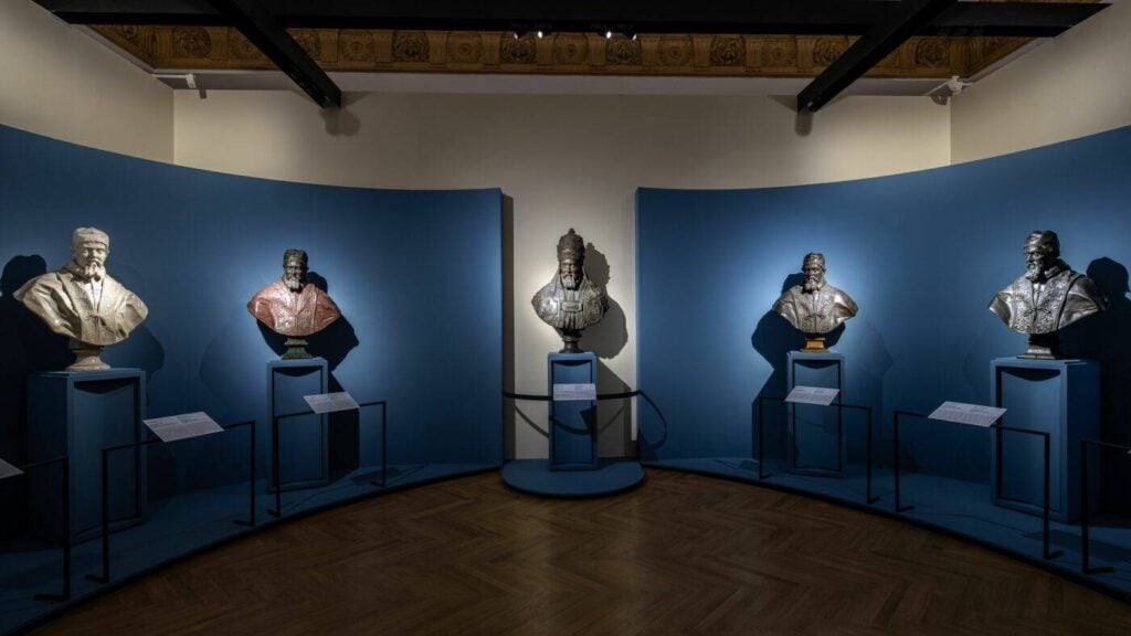 Veduta della mostra "Bernini e i Barberini", Gallerie Nazionali di Arte Antica - Palazzo Barberini, Roma. Ph: Alberto Novelli