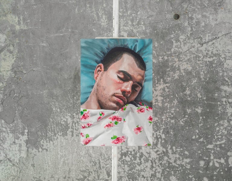 Jacopo Zambello, Sprofonda ovunque. Installation view, 10 & zero uno. Photo Filippo Molena