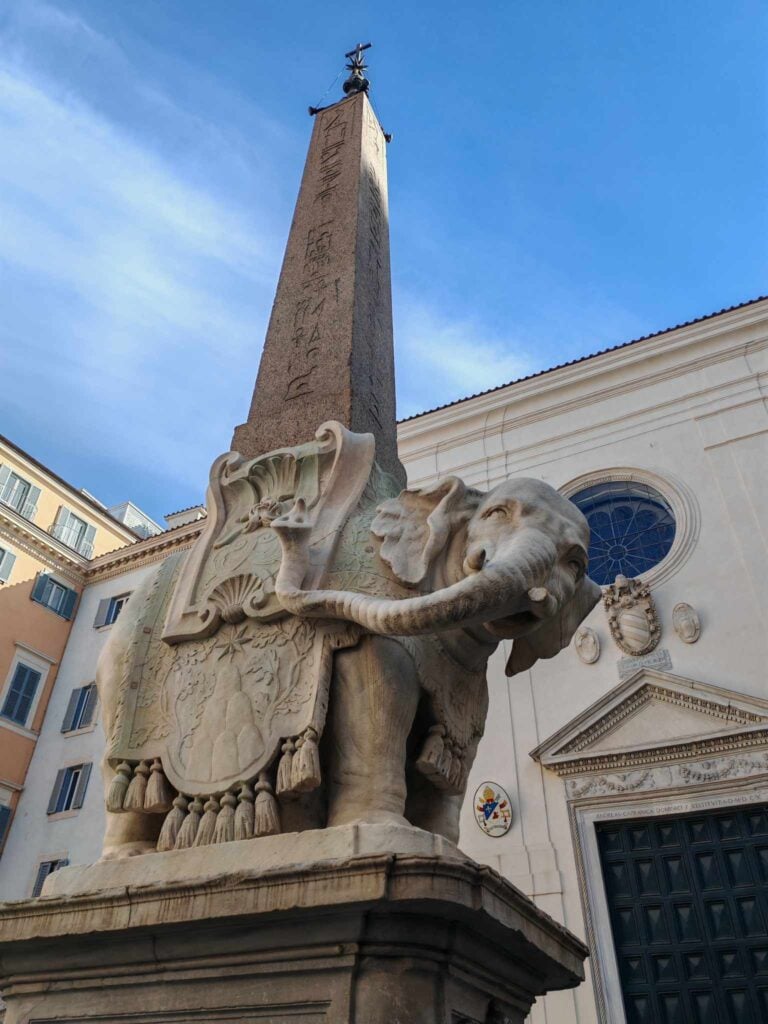 La zanna spezzata dell'Elefantino del Bernini