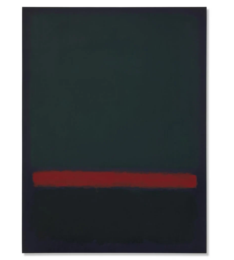 Mark Rothko, No. 15 (Two Greens and Red Stripe), 1964. Courtesy Christie&rsquo;s Images Ltd.