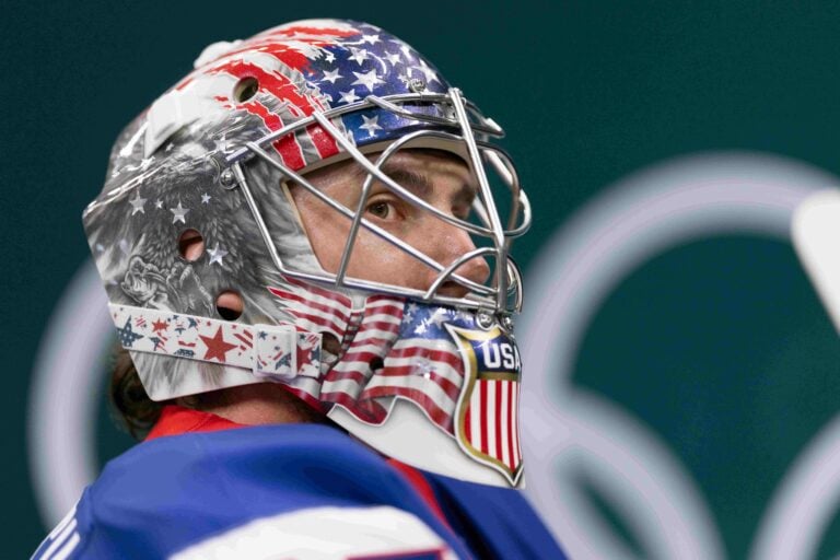 Milano Cortina 2026, Ice hockey Men Qualification, Connor Helleybuyck. Crediti: 2026 International Olympic Committee, John Huet