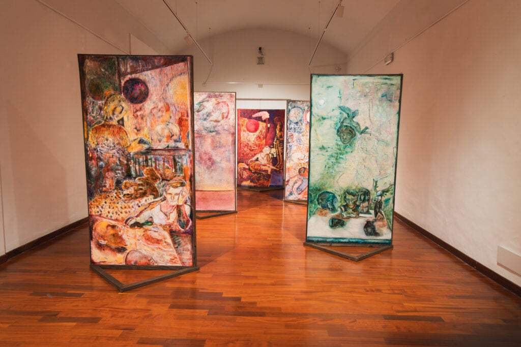Paola Angelini, L'anno del serpente, installation view, Galleria d'Arte Contemporanea, Ascoli Piceno, 2026