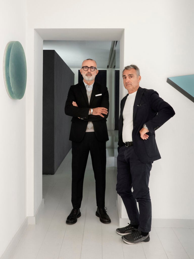 Ritratto di Aldo Parisotto e Massimo Formenton. Ph: Giulio Ghirardi