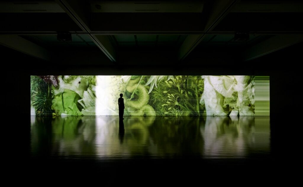 Ryuichi Sakamoto + Shiro Takatani, async–immersion tokyo, 2024, © 2024 KAB Inc. Photo Takeshi Asan