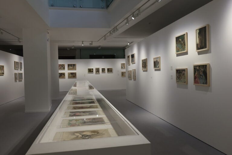 Bernardino Palazzi. Le illustrazioni per La Gerusalemme liberata e Casanova, Installation View, Fondazione di Sardegna