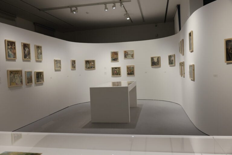 Bernardino Palazzi. Le illustrazioni per La Gerusalemme liberata e Casanova, Installation View, Fondazione di Sardegna