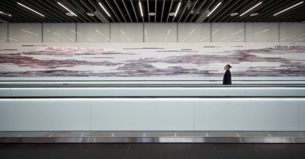 Taiwan si racconta attraverso una grande opera d’arte pubblica nell’aeroporto