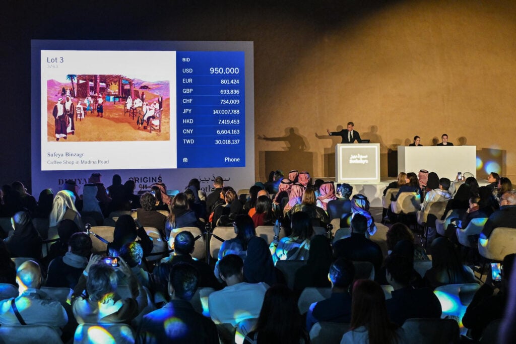 La seconda asta di Sotheby’s in Arabia Saudita consolida il mercato dell’arte nel Golfo