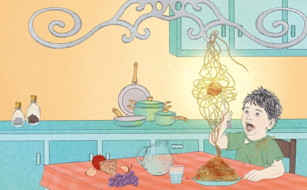 Una illustrazione tratta da Le meraviglie invisibili di Gianfranco Meggiato