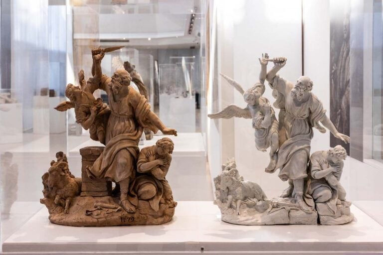 Installation view: Alchimia Ginori 1737-1896. Arte e tecnica in manifattura, Il sacrificio di Isacco