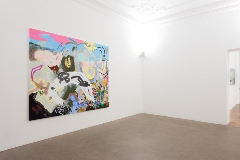 Victoria Stoian, Cel mai iubit dintre pămȃnteni, 2026, particolare della mostra &copy; ph Nadia Pugliese