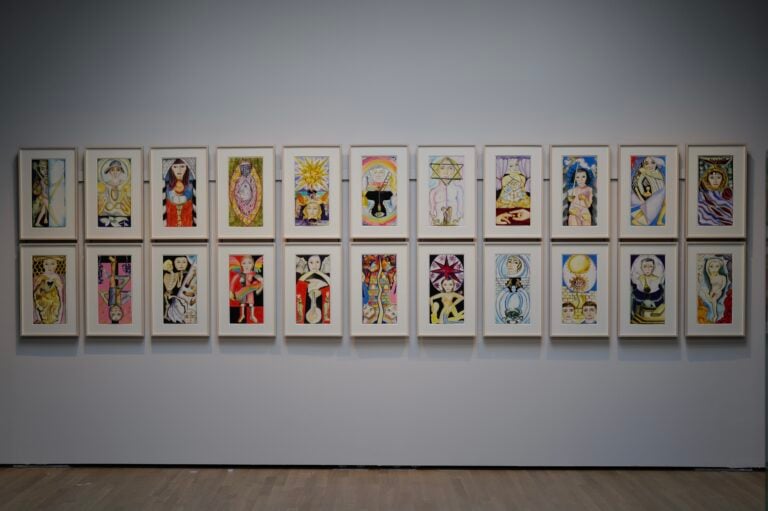 Tarocchi. Le origini, le carte, la fortuna. Installation view, Accademia Carrara, 2026. Ph: Antonio Cadei