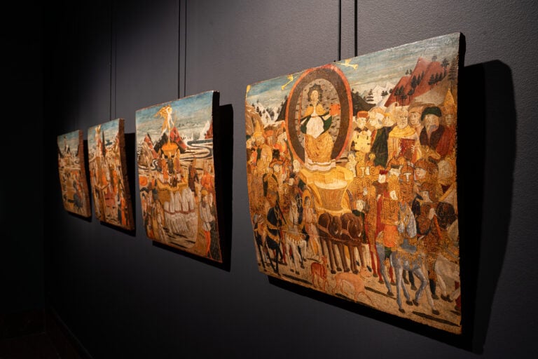 Tarocchi. Le origini, le carte, la fortuna. Installation view, Accademia Carrara, 2026. Ph: Antonio Cadei