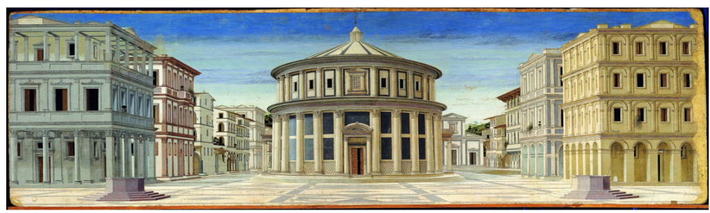 Fra Carnevale su disegno di Antonio del Pollaiolo, “Città Ideale”, Urbino