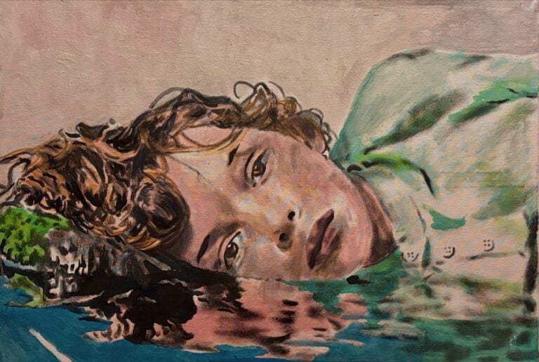 Andrea Saltini, Giovane Ofelia, 2025, ph. Nicole Pizzetti, courtesy l&rsquo;artista