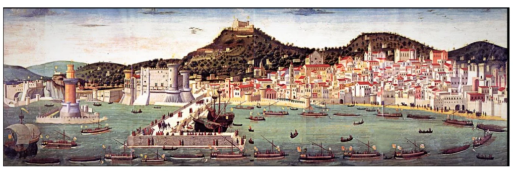 Antonio del Pollaiolo, “Tavola Strozzi”, museo San Martino Napoli