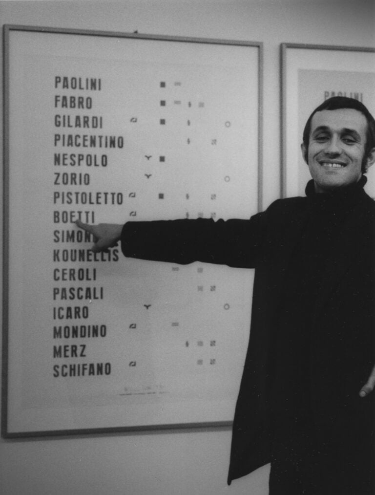 Paolo Mussat Sartor Alighiero Boetti Manifesto, 1972