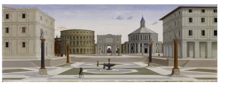 Fra Carnevale, &ldquo;Prospettiva Baltimora&rdquo;, Walters Art gallery citt&agrave; ideale