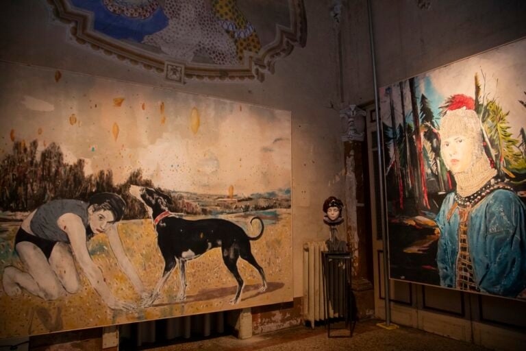 Veduta della mostra Andrea Saltini. Hamlet Suite, 2026, ph. Nicole Pizzetti