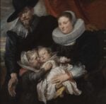Anton van Dyck, Ritratto di una famiglia, forse Cornelis de Vos, la moglie Susanna Cock e i figli maggiori Magdalena e Jan-Baptist, 1619 &ndash; 1620 ca., olio su tela, Lisbona, The Gaudium Magnum Foundation