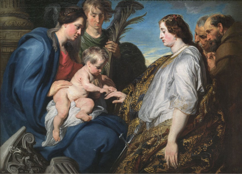 Anton van Dyck, Sposalizio mistico di Santa Caterina,1618-1620. Crediti: Photographic Archive, Museo Nacional del Prado, Madrid