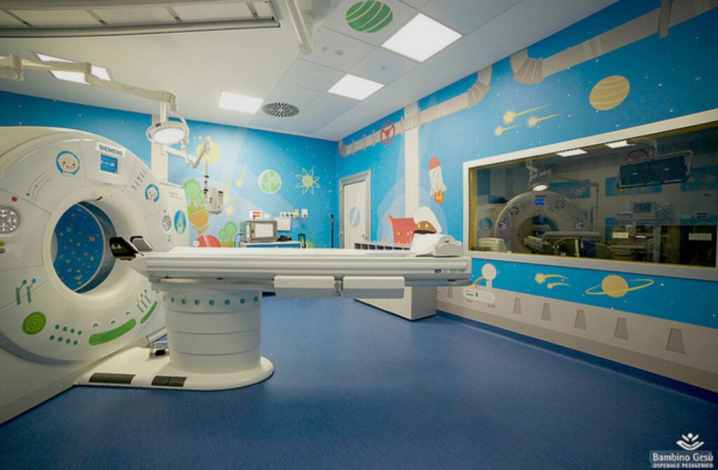 Astro-Tac, Installazione immersiva Bambino Gesù Ospedale Pediatrico, Courtesy Bambino Gesù Ospedale Pediatrico IRCCS ospedale