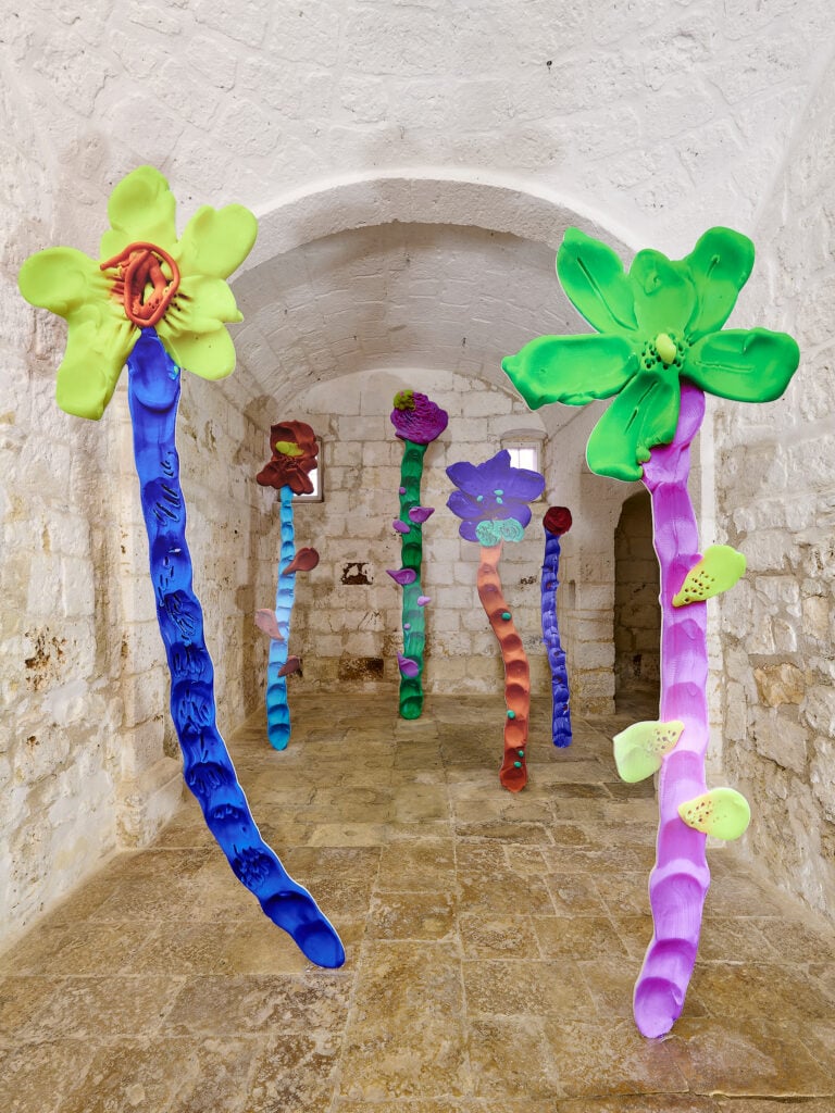 Polignano a Mare (BA), ExChiesetta. Michela Rondinone, "Tentativi di fioritura", 2026, ph. Marino Colucci, courtesy Fondazione Pascali