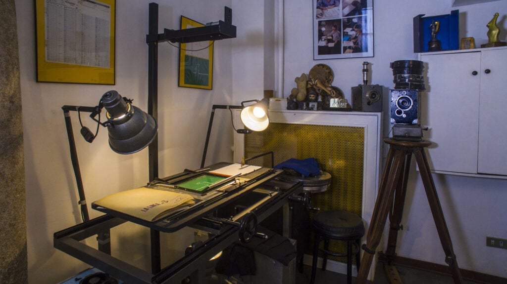 Banco di ripresa. Ph: Studiocine Cavandoli