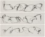 Brice Marden, Nevisian Story 17/Garden 1; Nevisian Story 18/Garden 2 and Nevisian Story 19/Garden 3, 2004&ndash;2007. Courtesy Phillips