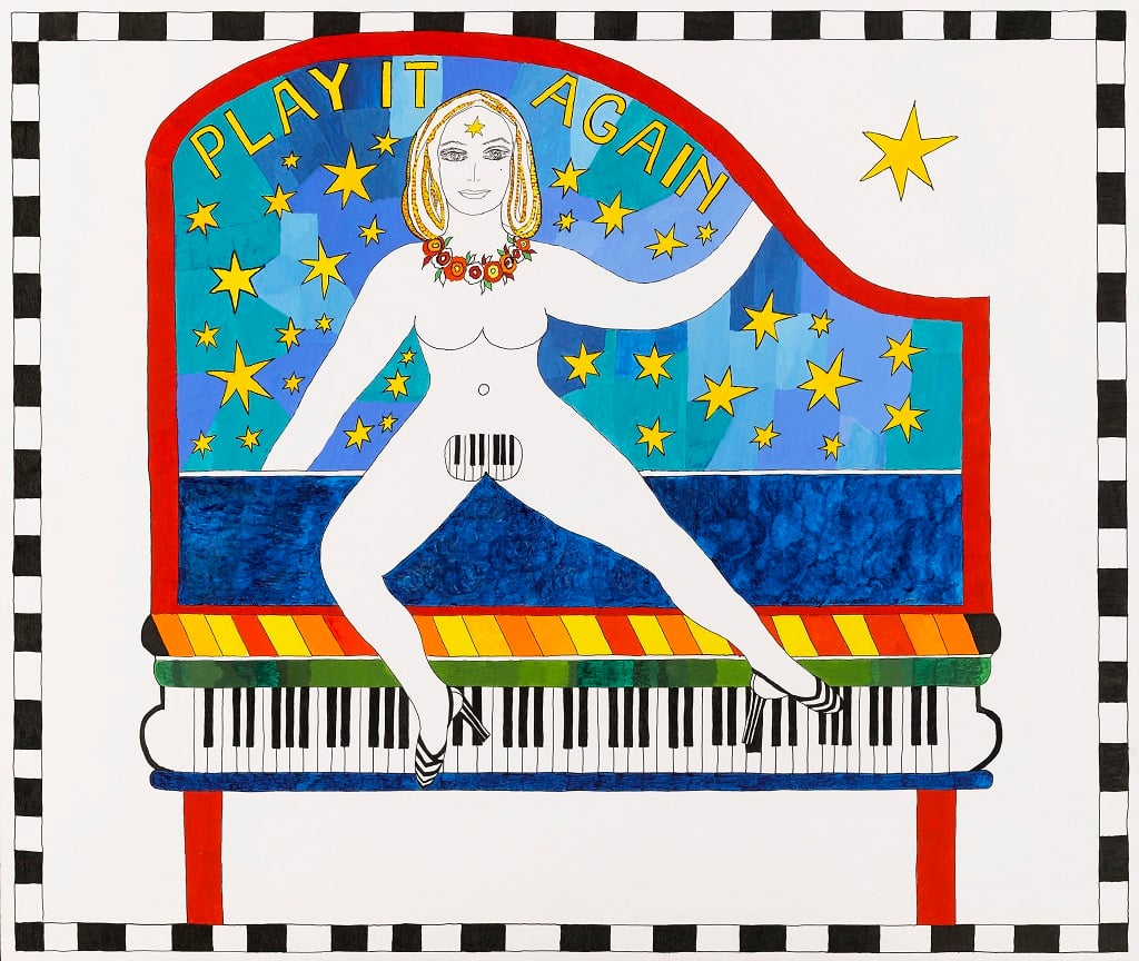 Dorothy Iannone "Play It Again", 2007. Cortes&iacute;a The Estate Of Dorothy Iannone & Air de Paris, Romainville | Grand Paris &copy; Marc Domage madrid