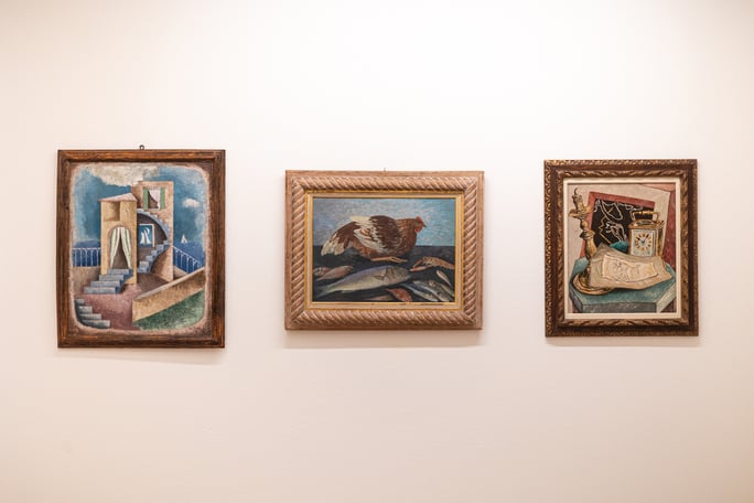 Filippo de Pisis e&nbsp;les&nbsp;Italiens&nbsp;de Paris, installation view, Fondazione Biscozzi Rimbaud, Lecce, 2026