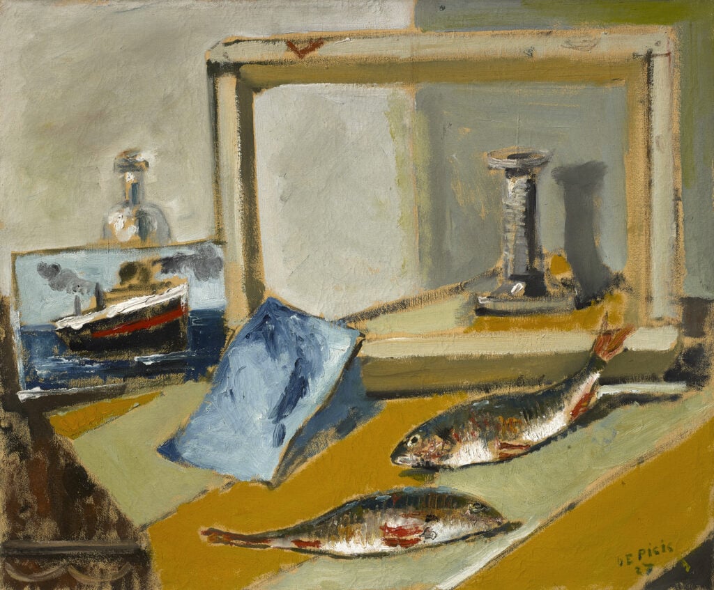 Filippo de Pisis, I due pesci, 1927, Mus&egrave;e de Grenoble