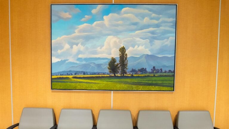 Gerald Sevier, On the Way to Chilliwack, reception area Mount Sinai's CancerCare Clinic, Courtesy Mount Sinai's ospedale