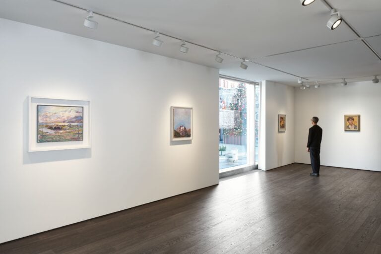 Installation view, "Alberto Giacometti. Faces and Landscapes of Home", curated by Tobia Bezzola, at Hauser & Wirth St. Moritz. &copy; Succession Alberto Giacometti / 2025, ProLitteris, Zurich. Photo: Jon Etter