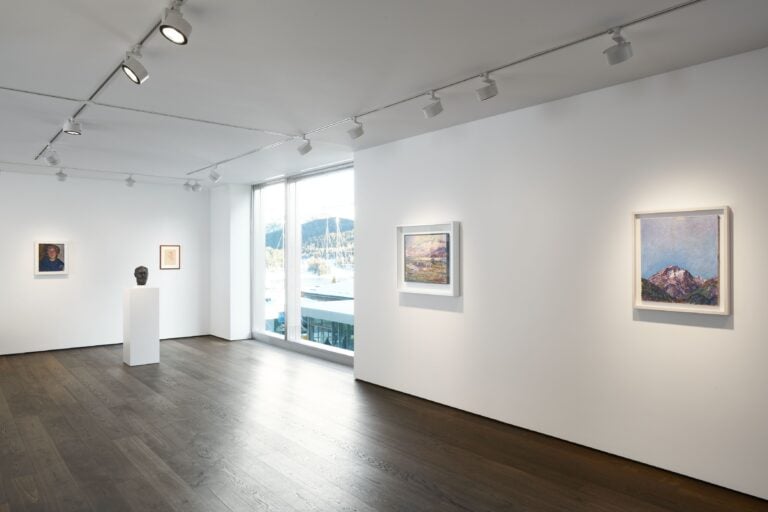 Installation view, "Alberto Giacometti. Faces and Landscapes of Home", curated by Tobia Bezzola, at Hauser & Wirth St. Moritz. &copy; Succession Alberto Giacometti / 2025, ProLitteris, Zurich. Photo: Jon Etter