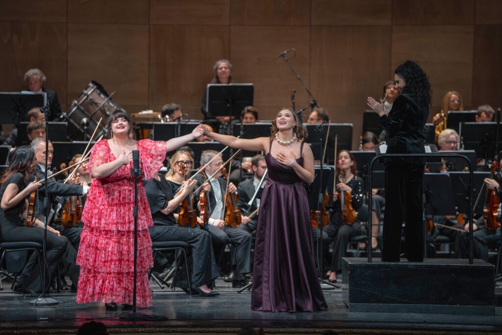 Giovani Voci alla Fenice, 2024, soprano Caterina Mendolesi, mezzosoprano Aebh Kelly © Marco Borrelli